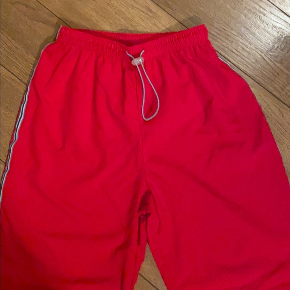 Red Athletic Jogging Jogger Workout Pants - Picture 9 of 10